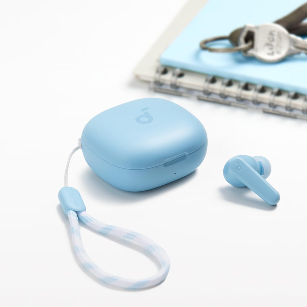 Soundcore by Anker P20i True Wireless Earbuds, soundcore P20i earbuds, true wireless earbuds, Bluetooth earbuds, bass earbuds, IPX5 waterproof earbuds, wireless earphones, in-ear headphones, AI call earbuds