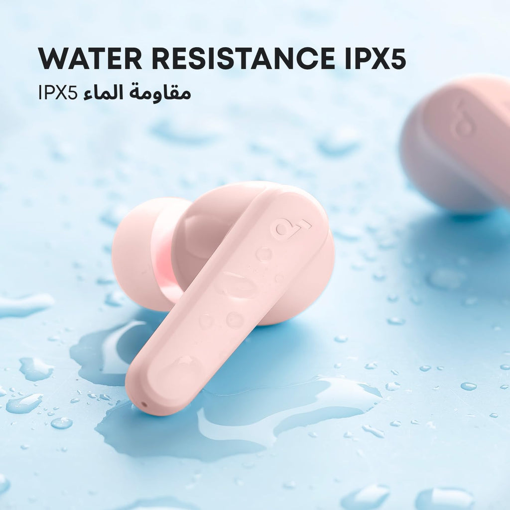 Soundcore by Anker P20i True Wireless Earbuds, soundcore P20i earbuds, true wireless earbuds, Bluetooth earbuds, bass earbuds, IPX5 waterproof earbuds, wireless earphones, in-ear headphones, AI call earbuds