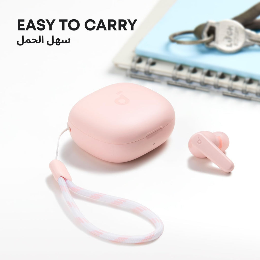 Soundcore by Anker P20i True Wireless Earbuds, soundcore P20i earbuds, true wireless earbuds, Bluetooth earbuds, bass earbuds, IPX5 waterproof earbuds, wireless earphones, in-ear headphones, AI call earbuds