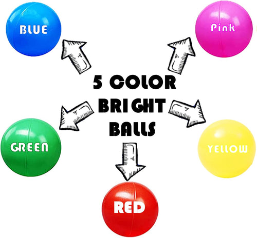 100 Pcs Colorful Fun Ocean Balls Soft Plastic Kids Tent Swimming Pool Toy Gift 8cm