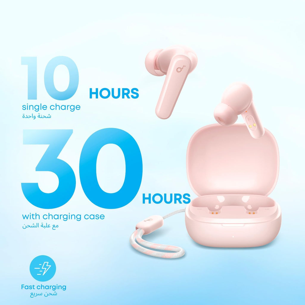 Soundcore by Anker P20i True Wireless Earbuds, soundcore P20i earbuds, true wireless earbuds, Bluetooth earbuds, bass earbuds, IPX5 waterproof earbuds, wireless earphones, in-ear headphones, AI call earbuds